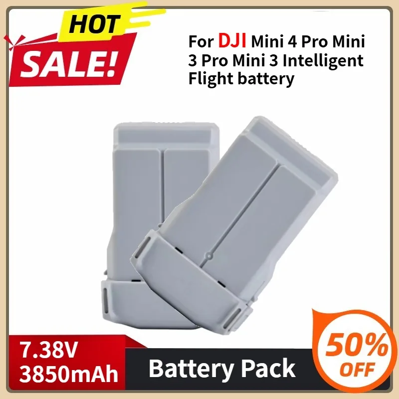 Replacement Battery for DJI Mini 4 Pro Mini 3 Pro Mini 3 Intelligent Flight 7.38V 3850mAh Drone Battery
Replacement Battery for DJI Mini 4 Pro Mini 3 Pro Mini 3 Intelligent Flight 7.38V 3850mAh Drone Battery