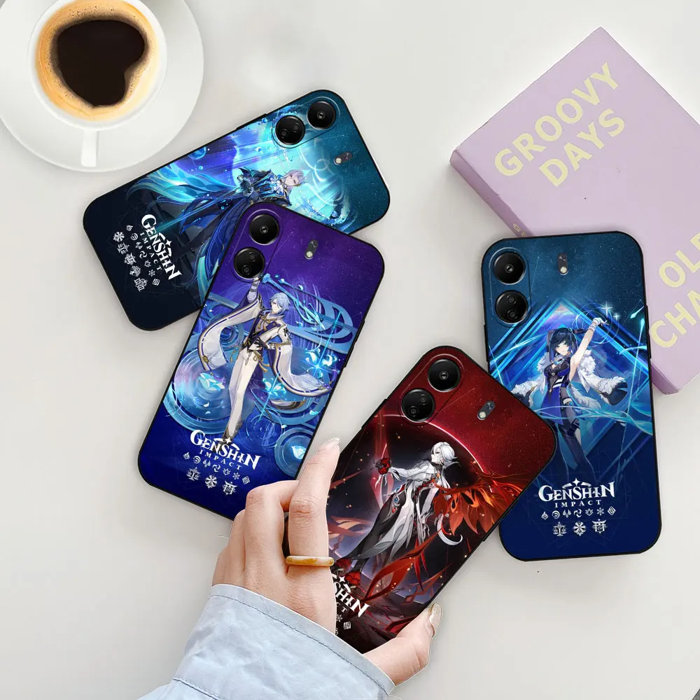 Genshin Impact Anime Phone Case For Redmi 13C 12C 12 10 10C 9 9C K60 K50 K40 K40S Ultra Gaming Pro Plus Black Soft Cover Fundas
Genshin Impact Anime Phone Case For Redmi 13C 12C 12 10 10C 9 9C K60 K50 K40 K40S Ultra Gaming Pro Plus Black Soft Cover Fundas