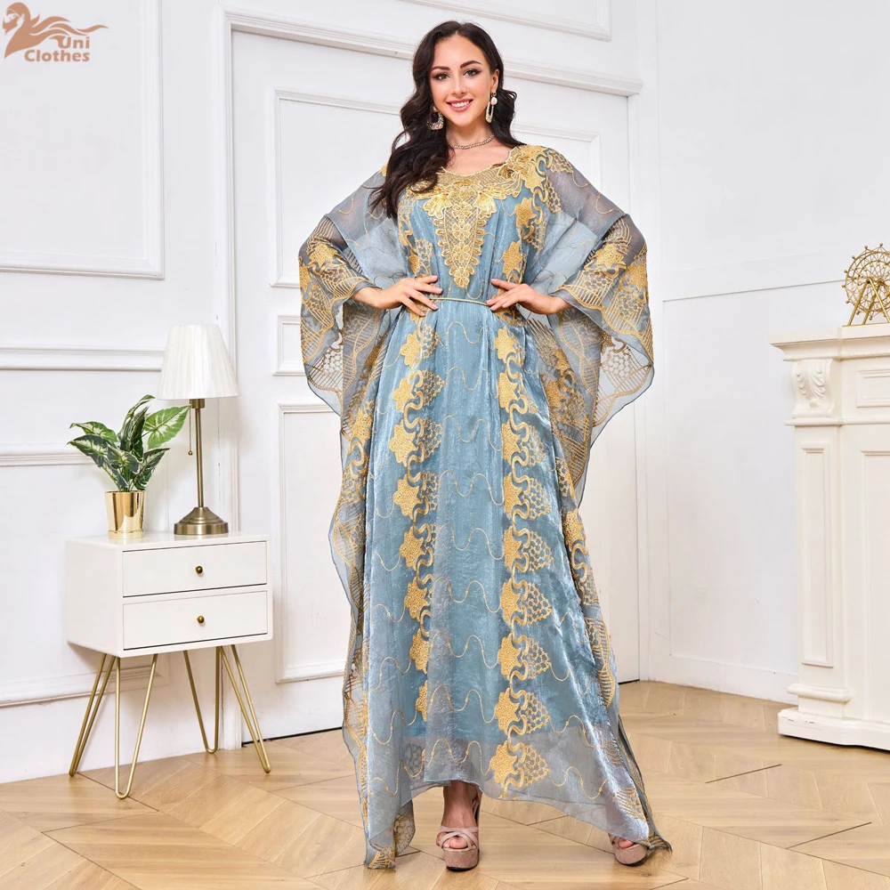 Ид мусульманское платье для женщин Платье Абая 2-х предметный комплект с блестками Джалабия Марокко Вечерние платья Дубай Абая Ислам Vestidos Длинный халат 
Ид мусульманское платье для женщин Платье Абая 2-х предметный комплект с блестками Джалабия Марокко Вечерние платья Дубай Абая Ислам Vestidos Длинный халат