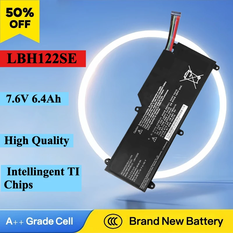 LBH122SE 7.6V 6.4Ah 48.64Wh Laptop Battery For LG U460 U460-G U460-K.AH50K AH5DK U460-M.AFB5L Tablet U560 UB560 AH50K 15U530
LBH122SE 7.6V 6.4Ah 48.64Wh Laptop Battery For LG U460 U460-G U460-K.AH50K AH5DK U460-M.AFB5L Tablet U560 UB560 AH50K 15U530