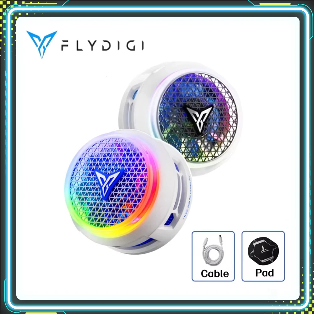 Flydigi B8X B9X Magnetic Phone Cooler Smart Auto-Freq Light High Heat Dissipation Radiator RGB For iPhone Android iPad Gaming