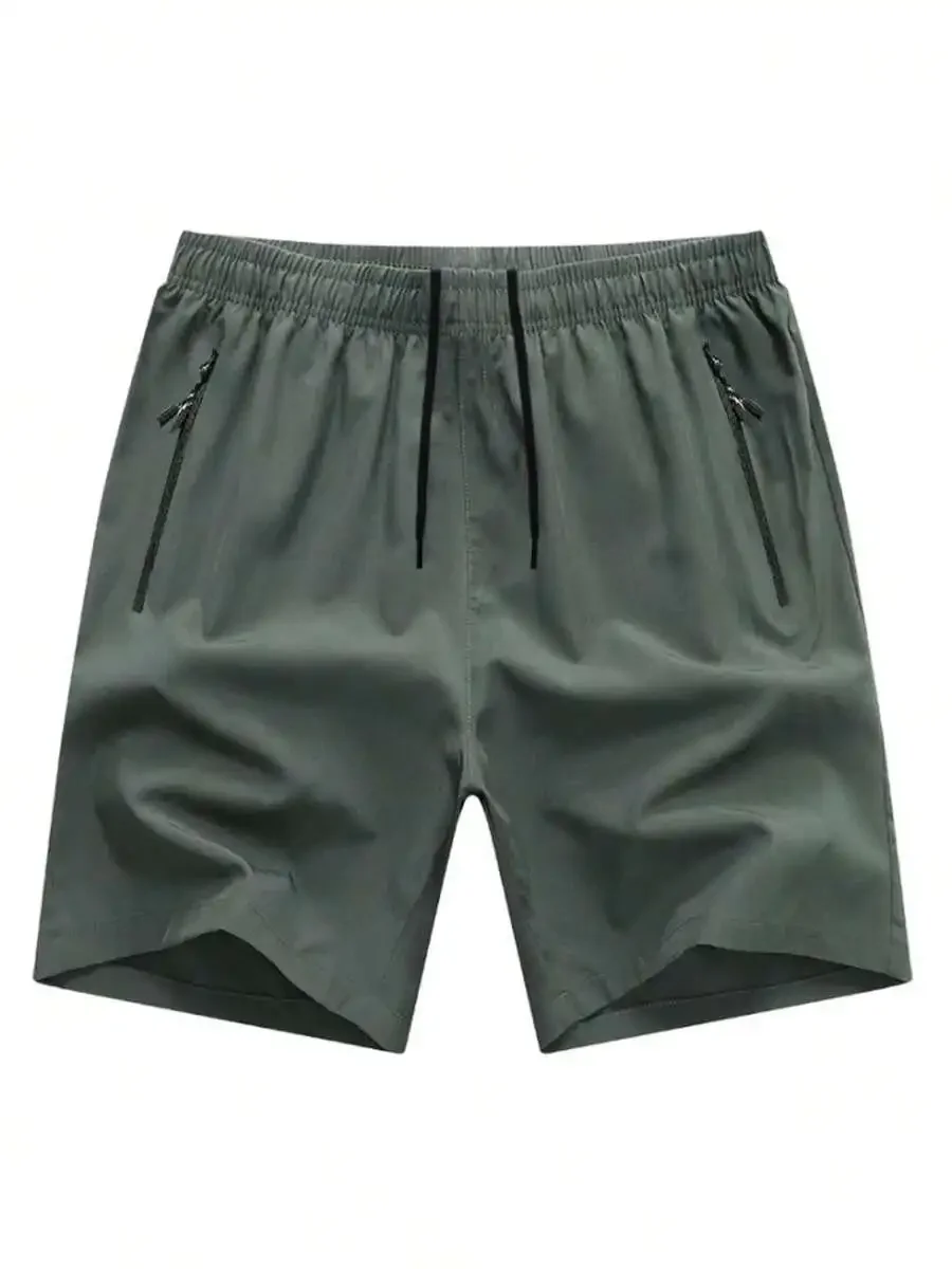 Mens Lightweight Casual Shorts With Elastic Waist And Zipper Pockets Quick Dry For Sports Streetwear Loungewear
Mens Lightweight Casual Shorts With Elastic Waist And Zipper Pockets Quick Dry For Sports Streetwear Loungewear