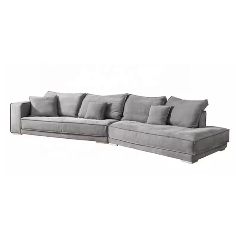 -ss Minimalist Corner Special-Shaped Sofa Combination Living Room Large Apartment Modern Multi-Position Grinding Cloth Sofa
-ss Minimalist Corner Special-Shaped Sofa Combination Living Room Large Apartment Modern Multi-Position Grinding Cloth Sofa