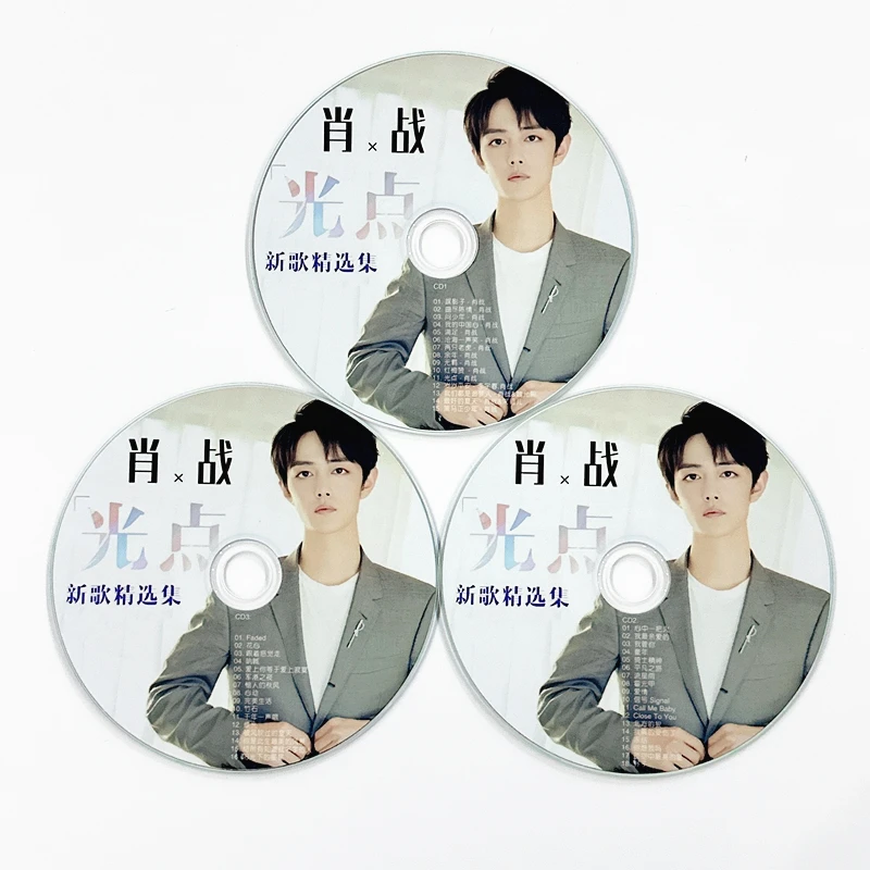 3CDs/Set Xiao Zhan "Light Spot" New Songs & Best Hits Collection High-Quality Audio Discs Collectible Gift for Fans
3CDs/Set Xiao Zhan "Light Spot" New Songs & Best Hits Collection High-Quality Audio Discs Collectible Gift for Fans