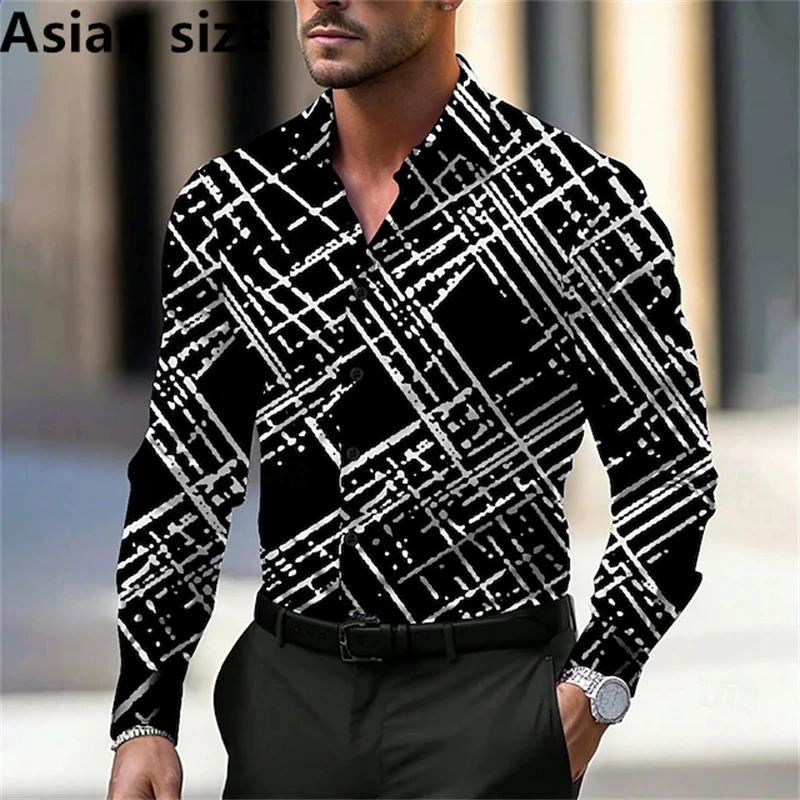 3D Print Simple Geometry Pattern Hawaiian Shirts For Men Colorful Block Aloha Shirts Casual Loose Long Sleeve Unisex Blouses
3D Print Simple Geometry Pattern Hawaiian Shirts For Men Colorful Block Aloha Shirts Casual Loose Long Sleeve Unisex Blouses