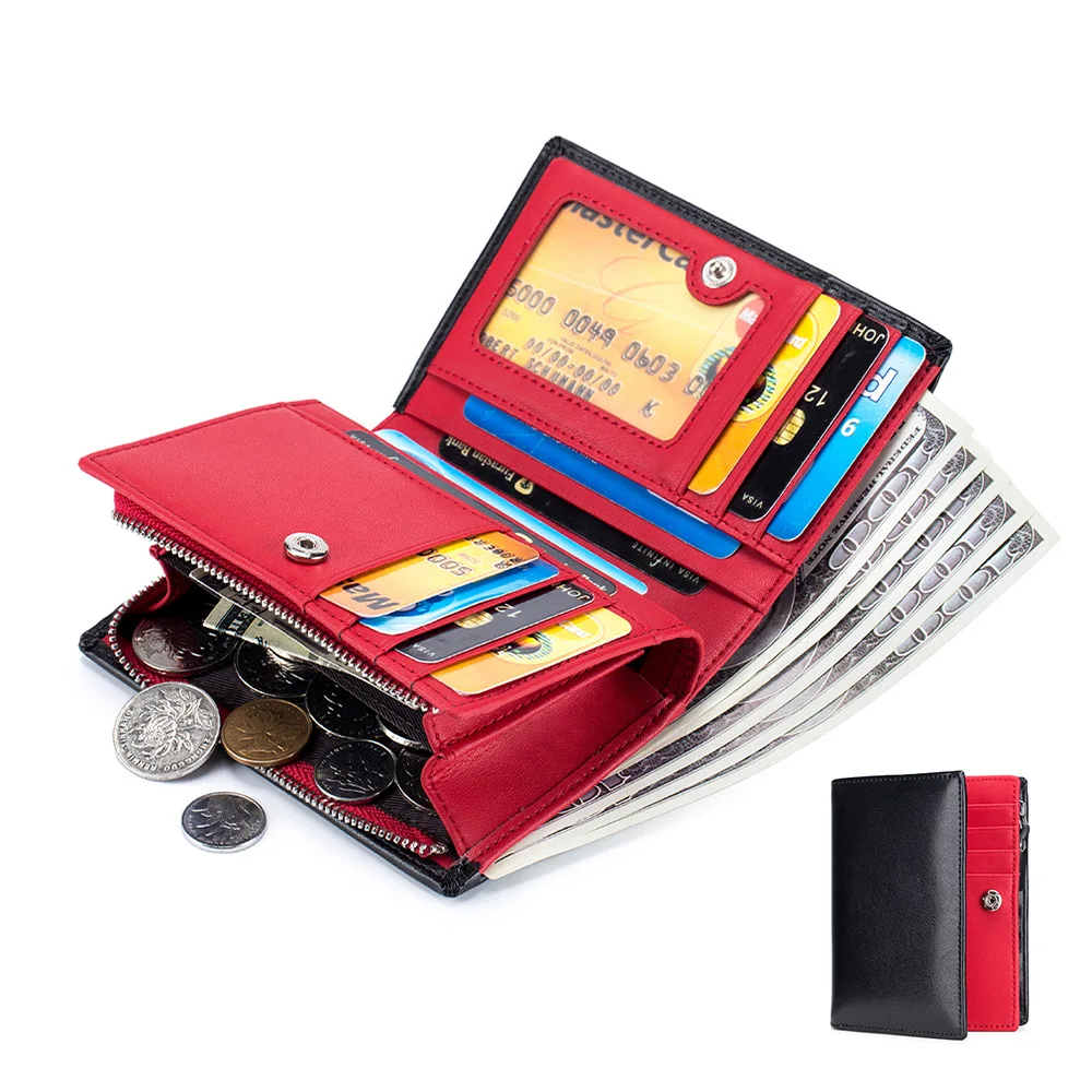 Men Cowhide Wallets Short Genuine Leather Purses Multifunctional Large Capacity Money Bag Small Card Holders RFID Vintage Wallet
Men Cowhide Wallets Short Genuine Leather Purses Multifunctional Large Capacity Money Bag Small Card Holders RFID Vintage Wallet