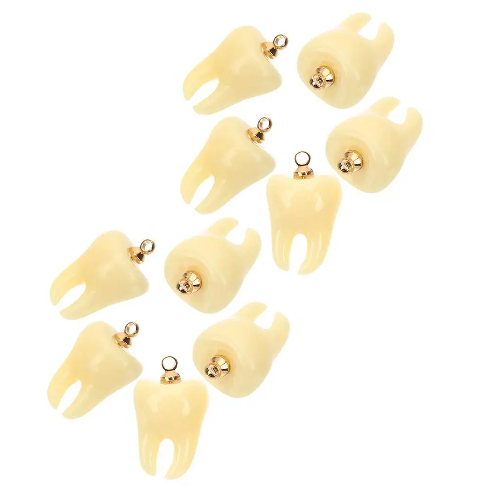 10 Pcs Personality Tooth Shape Pendant Jewelry Ornaments Resin Charms for Necklace Making
10 Pcs Personality Tooth Shape Pendant Jewelry Ornaments Resin Charms for Necklace Making