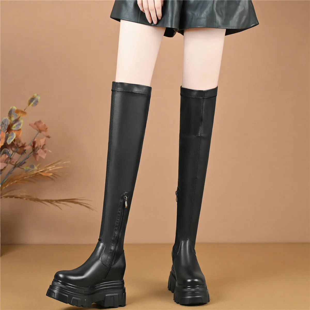2023 Pumps Shoes Women Genuine Leather Super High Heels Over The Knee High Boots Female Round Toe Fashion Sneakers Casual Shoes
2023 Pumps Shoes Women Genuine Leather Super High Heels Over The Knee High Boots Female Round Toe Fashion Sneakers Casual Shoes