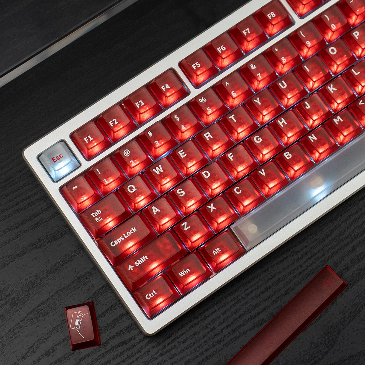 150-клавишные красные туманные прозрачные колпачки для клавиш Cherry Profile УФ-пад с принтом колпачки для клавиш ПК для механической клавиатуры Cherry MX
150-клавишные красные туманные прозрачные колпачки для клавиш Cherry Profile УФ-пад с принтом колпачки для клавиш ПК для механической клавиатуры Cherry MX