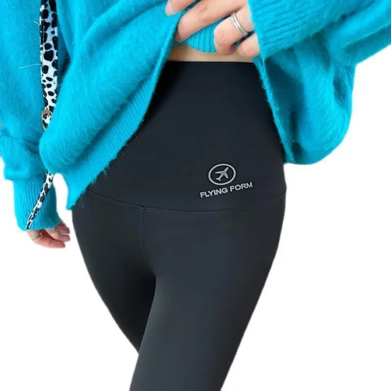 Thiened Fce Yoga Pants High Waist Slim Fit Winter Fitn Trousers Women's Base Layer arkskin Pants Nine-Tenths Length
Thiened Fce Yoga Pants High Waist Slim Fit Winter Fitn Trousers Women's Base Layer arkskin Pants Nine-Tenths Length