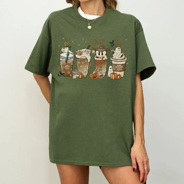 loween Cowboy Coffee Retro Goth Western Sle Women's T-irt Cleanfit Other Sle A-Line Sve Linen Material
loween Cowboy Coffee Retro Goth Western Sle Women's T-irt Cleanfit Other Sle A-Line Sve Linen Material