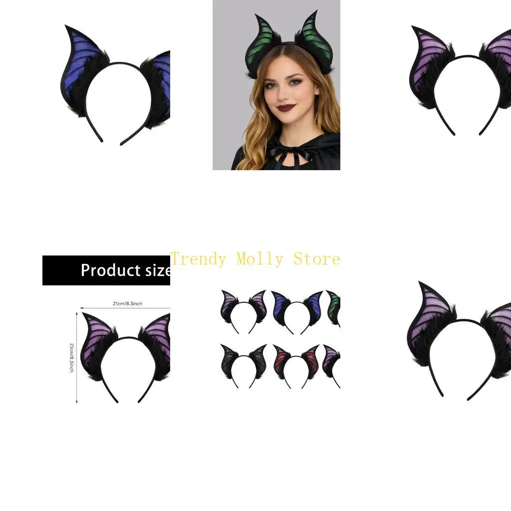 N5KB Furry Bendable Bat Character Ear Hairband For Women Teens Girl Theme Party Costume Accessory Halloween Party DressingUp
N5KB Furry Bendable Bat Character Ear Hairband For Women Teens Girl Theme Party Costume Accessory Halloween Party DressingUp