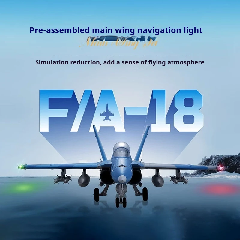 New 64mm F-18 Simulation Remote Control With Superior Outdoor Performance, High-Speed Assembly Fixed Wing Aircraft Model
New 64mm F-18 Simulation Remote Control With Superior Outdoor Performance, High-Speed Assembly Fixed Wing Aircraft Model