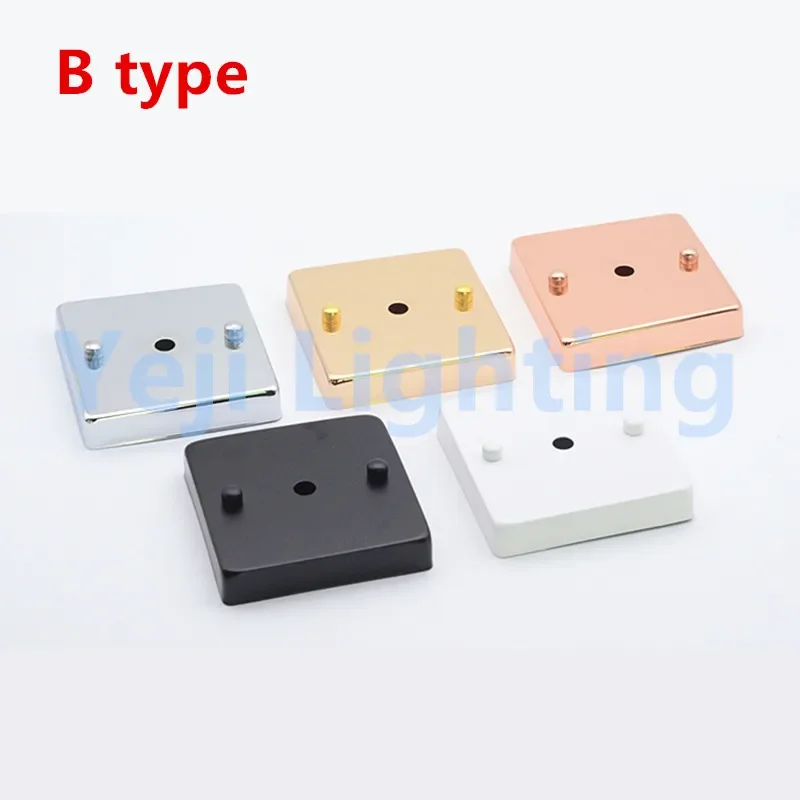 Square ceiling canopy iron ceiling plate with cable clip wire grip for Modern led lamp lamp base ceiling rose lighting fittings
Square ceiling canopy iron ceiling plate with cable clip wire grip for Modern led lamp lamp base ceiling rose lighting fittings