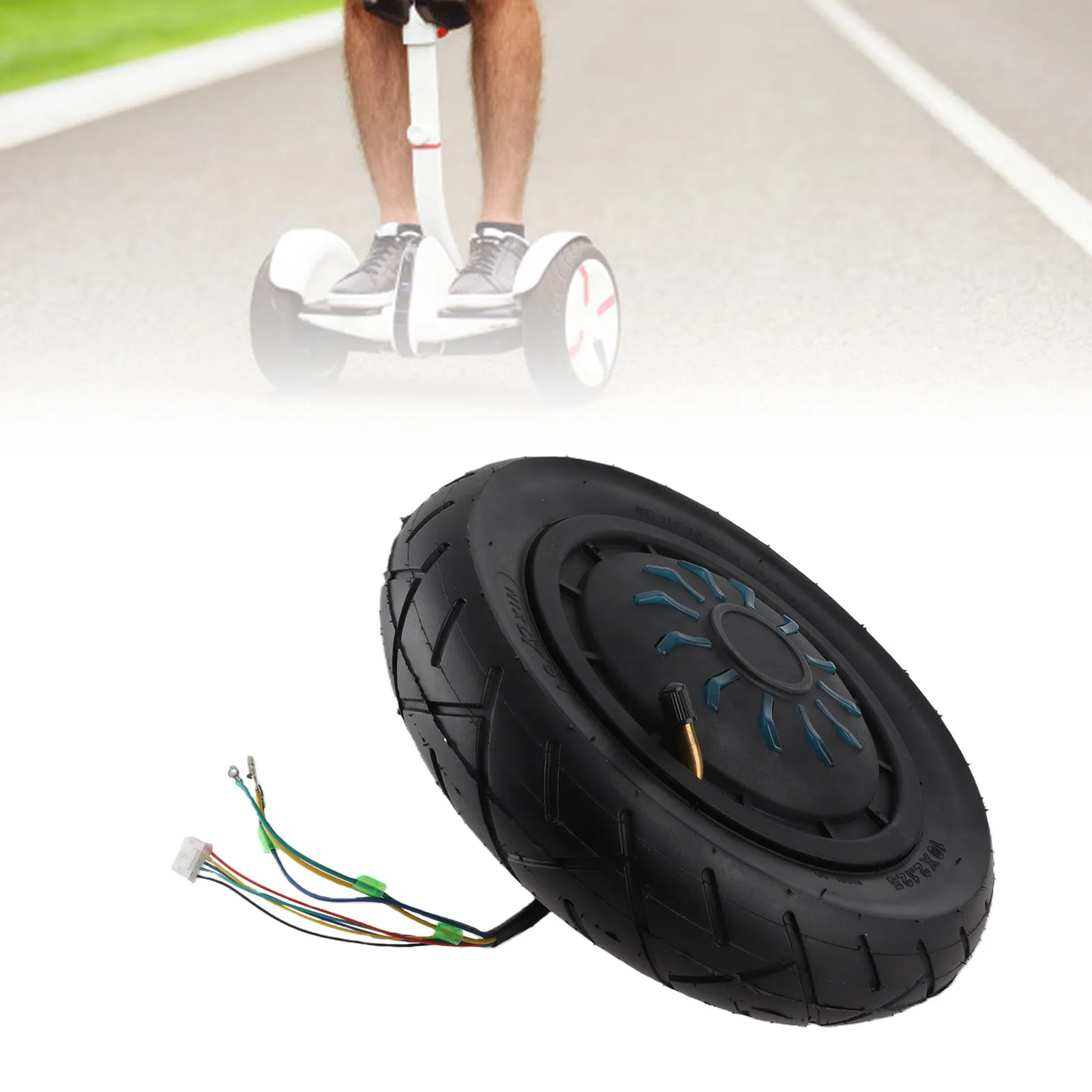 Scooter Hub Motor Wheel Electric Scooter Hub Motor Shock Absorbing Rubber Aluminum Alloy Wear Proof 10 Inch for Replacement
Scooter Hub Motor Wheel Electric Scooter Hub Motor Shock Absorbing Rubber Aluminum Alloy Wear Proof 10 Inch for Replacement