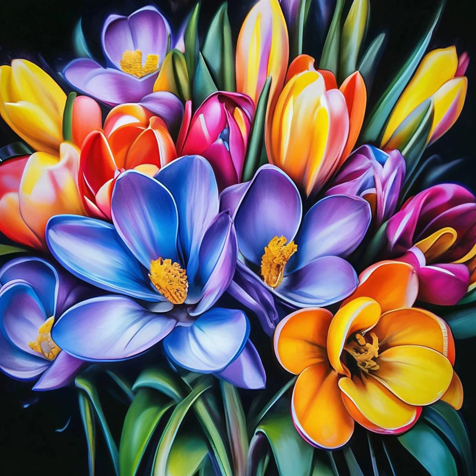 1 комплект алмазной живописи с цветочным узором, полный алмазный набор для взрослых своими руками, используемый для украшения дома, безрамные поделки
1 комплект алмазной живописи с цветочным узором, полный алмазный набор для взрослых своими руками, используемый для украшения дома, безрамные поделки