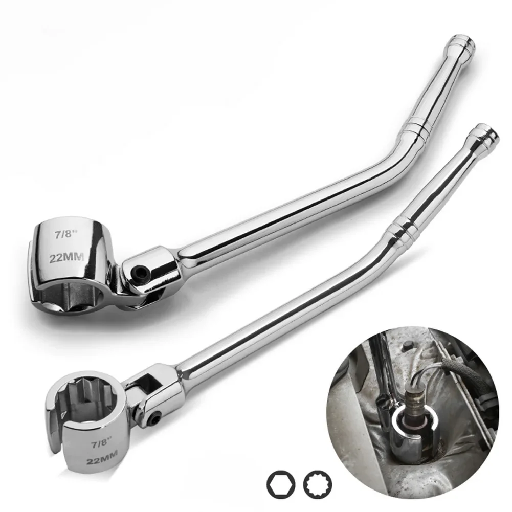 1PCS Flex Head Wrench Adjustable Spanner Socket 22mm 7/8in Removal Tool 7/8in(22mm) O2 Sensors Remover For Auto And Home Repair
1PCS Flex Head Wrench Adjustable Spanner Socket 22mm 7/8in Removal Tool 7/8in(22mm) O2 Sensors Remover For Auto And Home Repair