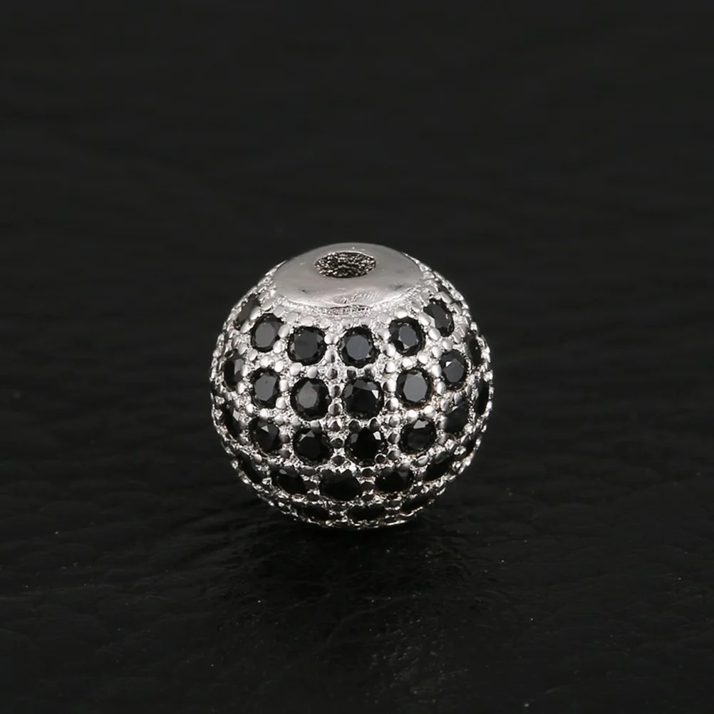 10Pcs Micro Bracelets Loose Beads Silver 8mm Cubic Zirconia Diamante Round Beads for Jewelry DIY Bracelet Metal Beads,
10Pcs Micro Bracelets Loose Beads Silver 8mm Cubic Zirconia Diamante Round Beads for Jewelry DIY Bracelet Metal Beads,