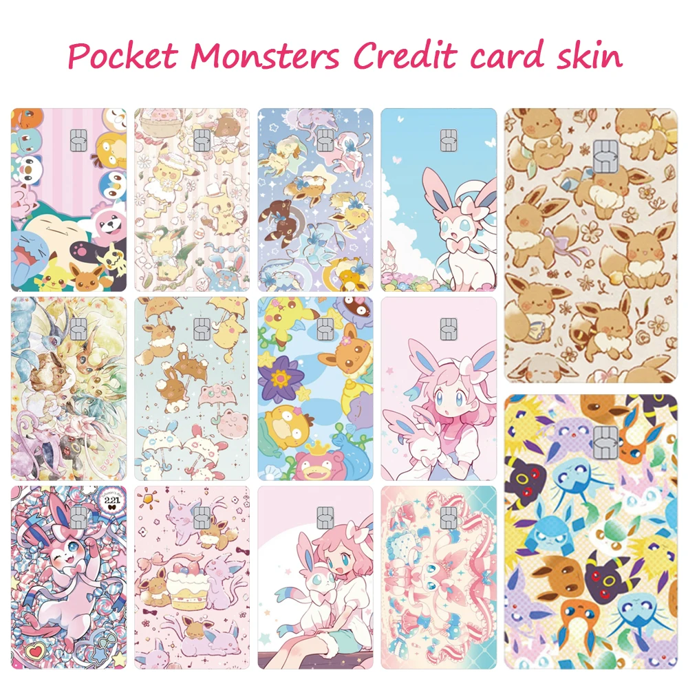 Cartoon Cute Eeveelution Series Credit Card Skin Stickers Matte Anti-scratch Suitable for VISA Cards and Other IC Magnetic Cards
Cartoon Cute Eeveelution Series Credit Card Skin Stickers Matte Anti-scratch Suitable for VISA Cards and Other IC Magnetic Cards