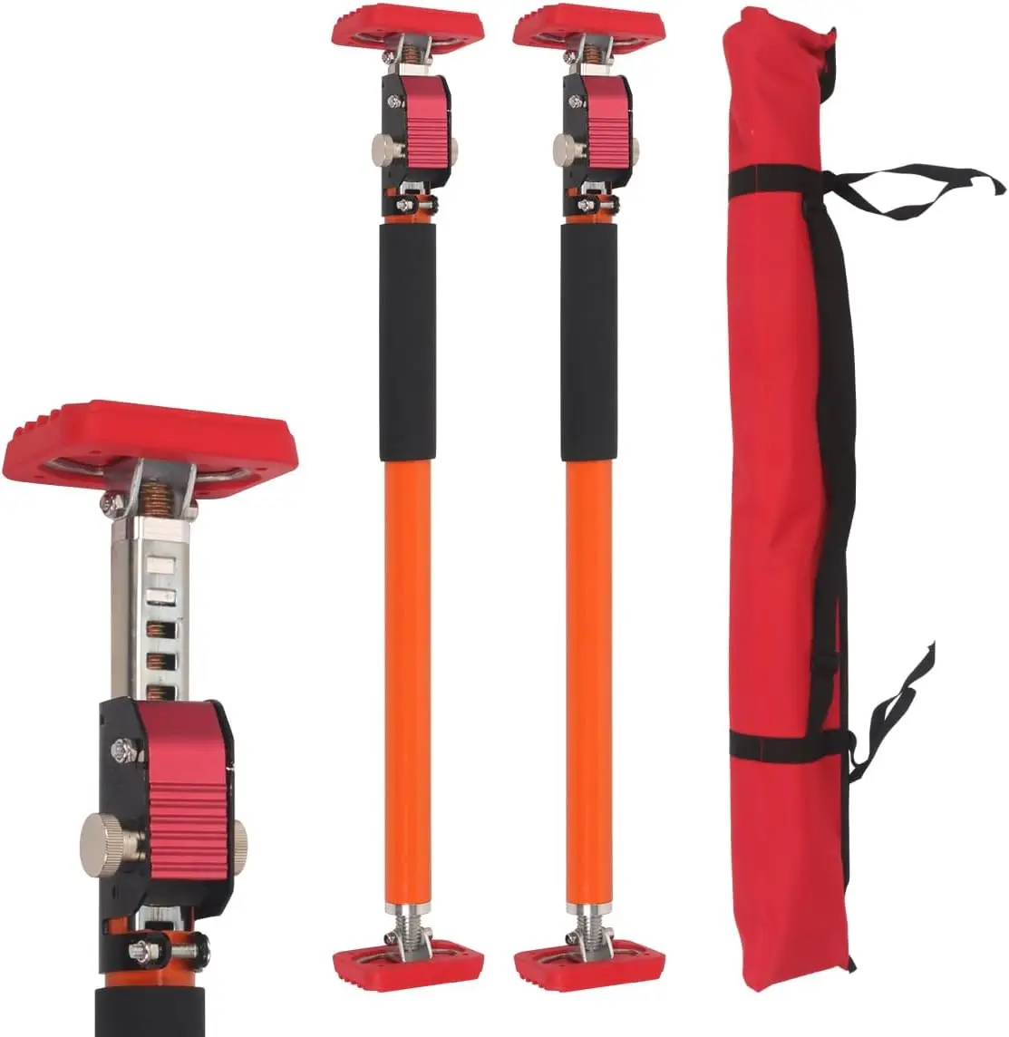 Quick Support Rod,264LBS/120KG Capacity per Pair,Extends 23.6'' to 40'',for Cabinet Installing Cargo Bars Drywall Support,2 Pack
Quick Support Rod,264LBS/120KG Capacity per Pair,Extends 23.6'' to 40'',for Cabinet Installing Cargo Bars Drywall Support,2 Pack
