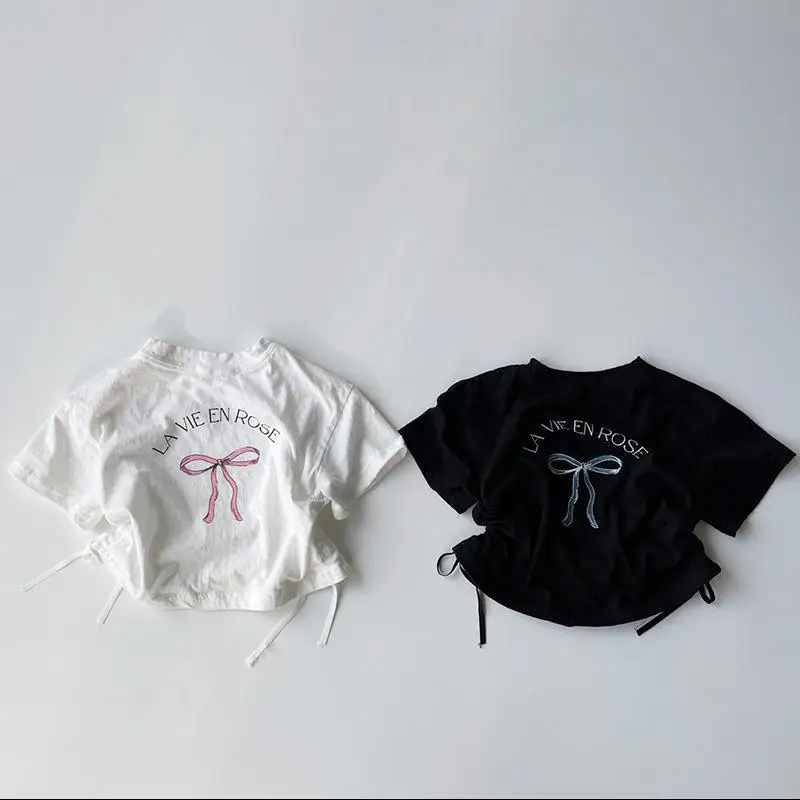 2026 Summer New Children Short Sleeve T Shirts Cotton Baby Girls Cute Bow Print Tee Toddler Loose Casual Tops Kids Clothes
2026 Summer New Children Short Sleeve T Shirts Cotton Baby Girls Cute Bow Print Tee Toddler Loose Casual Tops Kids Clothes