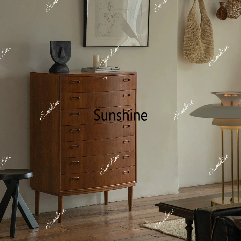Retro style living room solid wood dining side cabinet storage storage cabinet medieval seven chest cabinet
Retro style living room solid wood dining side cabinet storage storage cabinet medieval seven chest cabinet