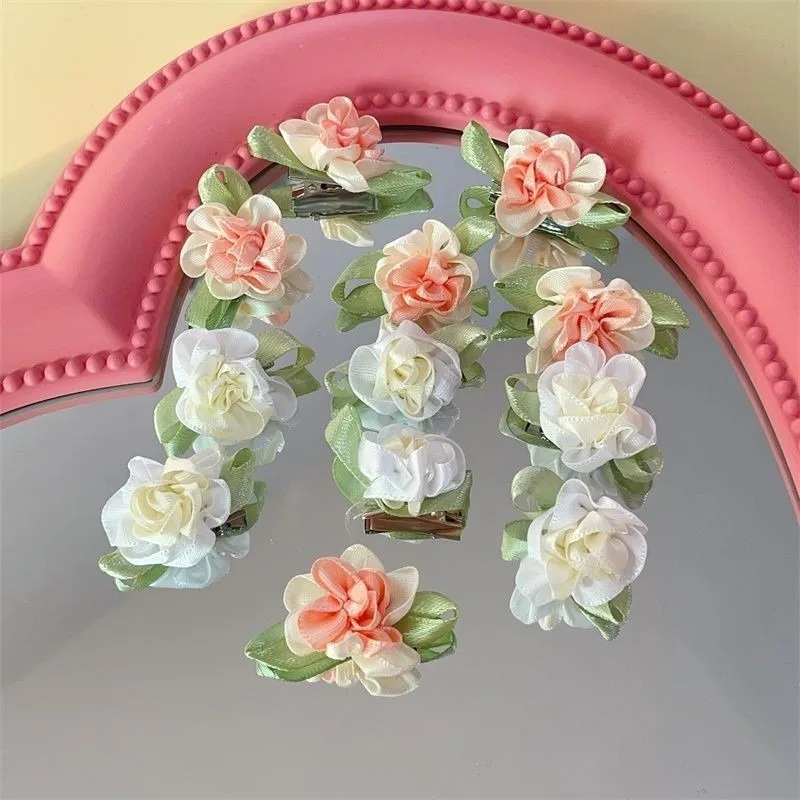5 Pcs/Lot Sweet Summer White Pink Flower Hair Clip Hairpin Small Floral Barrettes For Women Girls Accessories
5 Pcs/Lot Sweet Summer White Pink Flower Hair Clip Hairpin Small Floral Barrettes For Women Girls Accessories