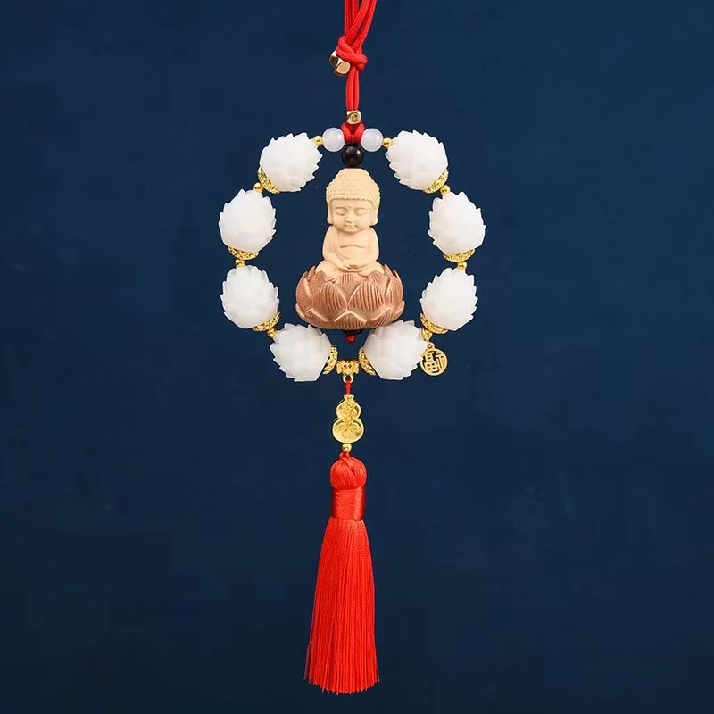 Высококачественный автомобильный кулон Lotus Perfect Baby Buddha, высококачественный креативный кулон в виде зеркала заднего вида, изысканный кулон ручной работы.
Высококачественный автомобильный кулон Lotus Perfect Baby Buddha, высококачественный креативный кулон в виде зеркала заднего вида, изысканный кулон ручной работы.