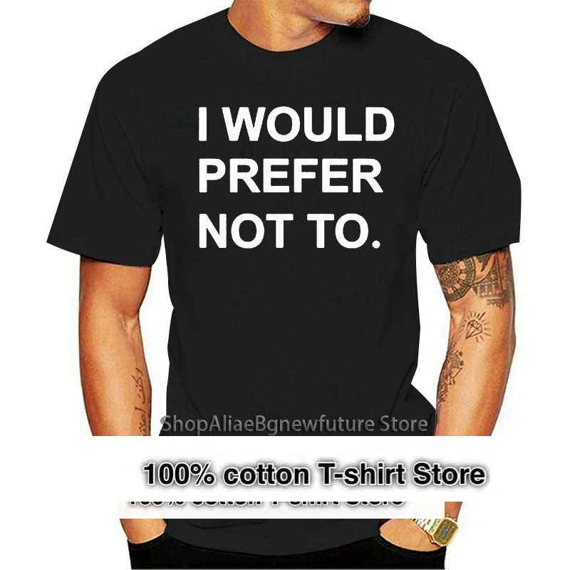 100% Cotton O-neck Custom Printed Tshirt Men T shirt I Would prefer not to. (ZizekBartleby) - Zizek Bartleby Women T-Shirt
100% Cotton O-neck Custom Printed Tshirt Men T shirt I Would prefer not to. (ZizekBartleby) - Zizek Bartleby Women T-Shirt