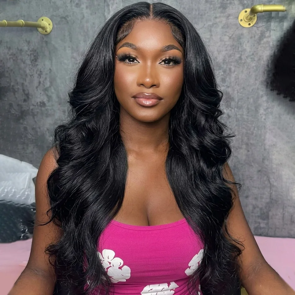30 40 Inch Body Wave 13x4 HD Lace Frontal Wigs 250 Density Natural Black Remy Hair 5x5 Glueless Pre Plucked Lace Front Wigs
30 40 Inch Body Wave 13x4 HD Lace Frontal Wigs 250 Density Natural Black Remy Hair 5x5 Glueless Pre Plucked Lace Front Wigs