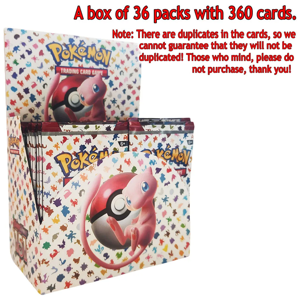 English Pokemon Card Black Bolt White Flare Booster Box Battle Pokemon Trade Card Transaction Gift 36Pack
English Pokemon Card Black Bolt White Flare Booster Box Battle Pokemon Trade Card Transaction Gift 36Pack