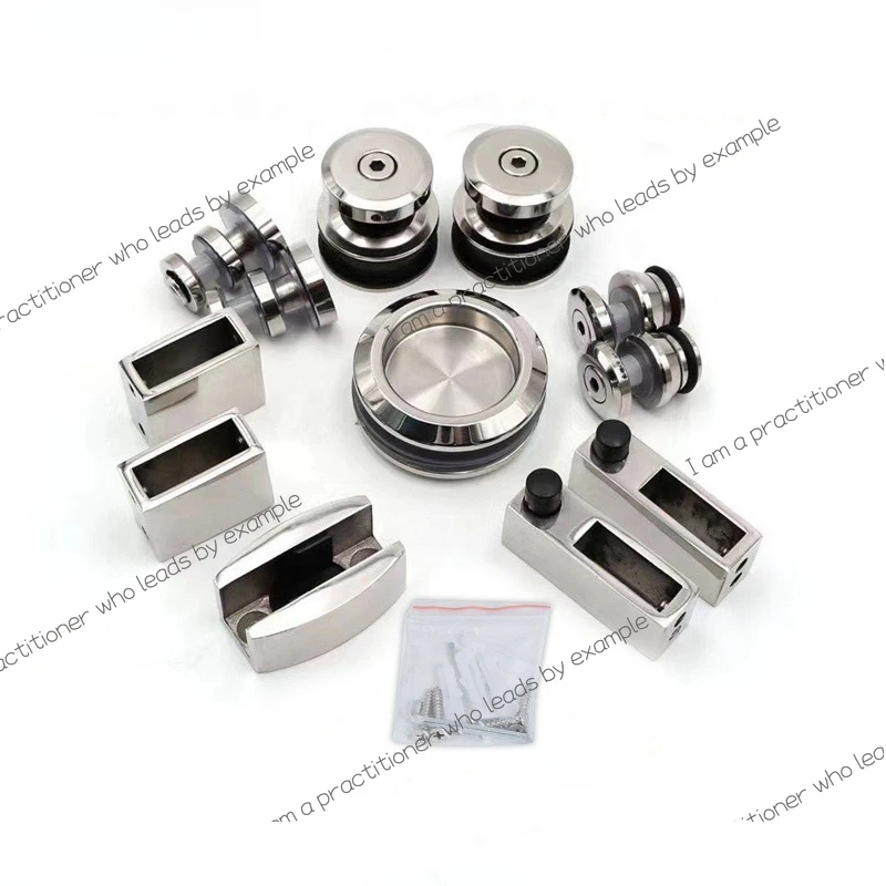 Shower room bathroom hardware accessories Stainless steel sliding door sliding door hanging wheel pulley Glass doo
Shower room bathroom hardware accessories Stainless steel sliding door sliding door hanging wheel pulley Glass doo