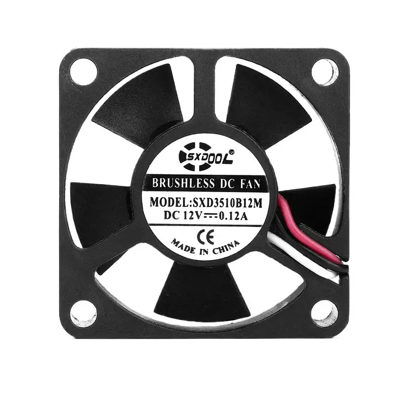 2pcs brand new SXDP 2P 3P 35mm x 10mm Motor DC 12V Dual Ball Brushless Cooling 3510 fan
2pcs brand new SXDP 2P 3P 35mm x 10mm Motor DC 12V Dual Ball Brushless Cooling 3510 fan