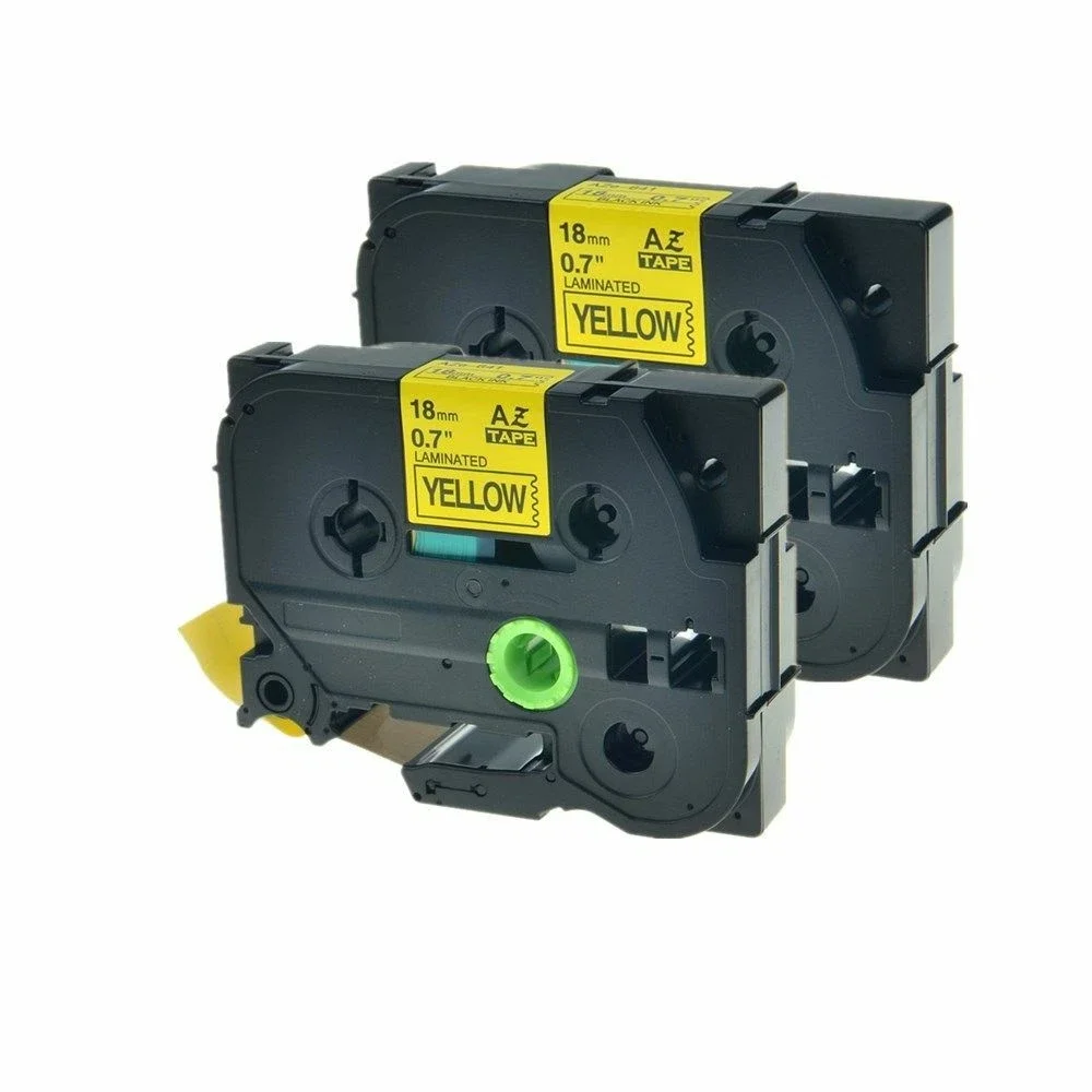 2PK TZe 651 TZ Tze-651 Label Tape Cartridge Black on Yellow Brother P-Touch 24
2PK TZe 651 TZ Tze-651 Label Tape Cartridge Black on Yellow Brother P-Touch 24