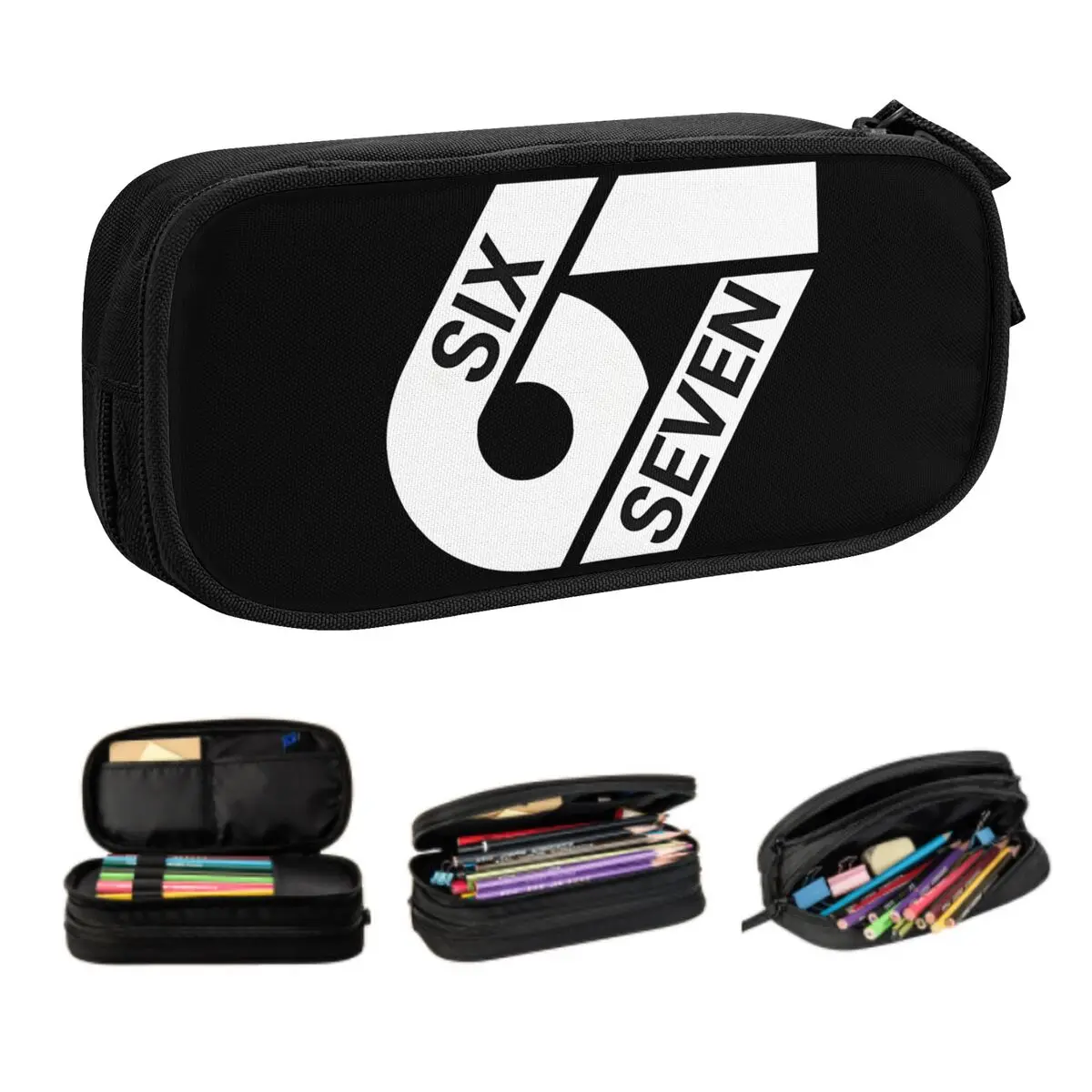 Custom Kawaii Six Seven 6-7 Pencil Case for Boys Gilrs Number Large Storage Pen Bag Box School Accessories
Custom Kawaii Six Seven 6-7 Pencil Case for Boys Gilrs Number Large Storage Pen Bag Box School Accessories