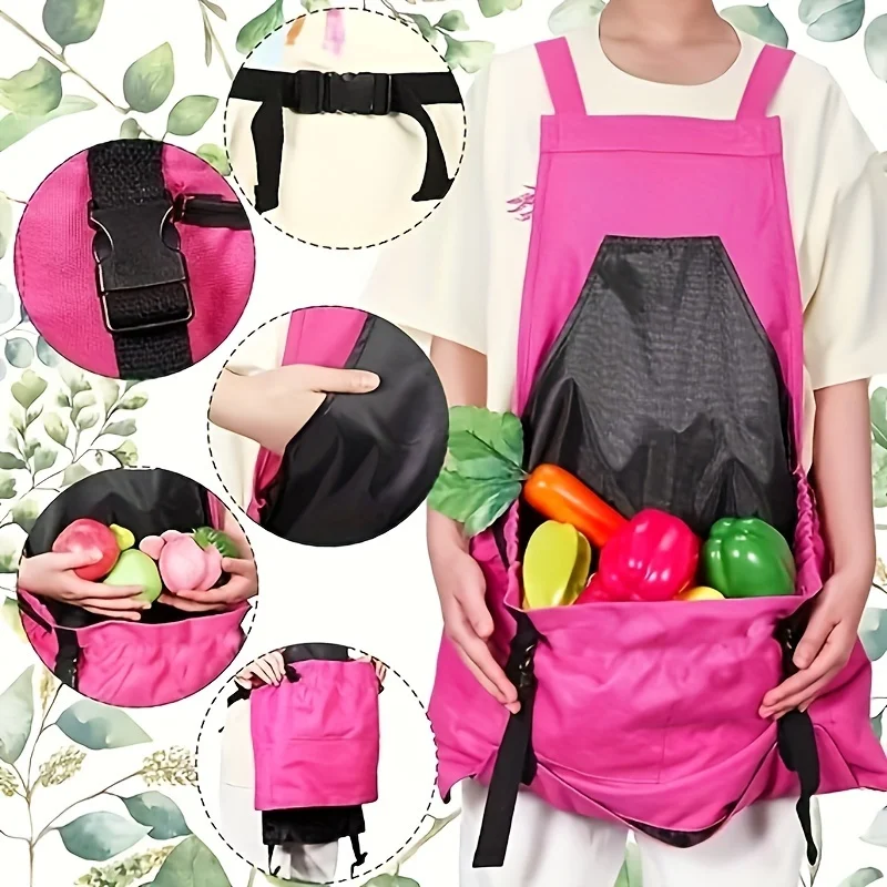 Gardening Apron Large Capacity Fruit Vegetable Picking Large Pockets Storage Orchard Garden Household Use Unisex
Gardening Apron Large Capacity Fruit Vegetable Picking Large Pockets Storage Orchard Garden Household Use Unisex