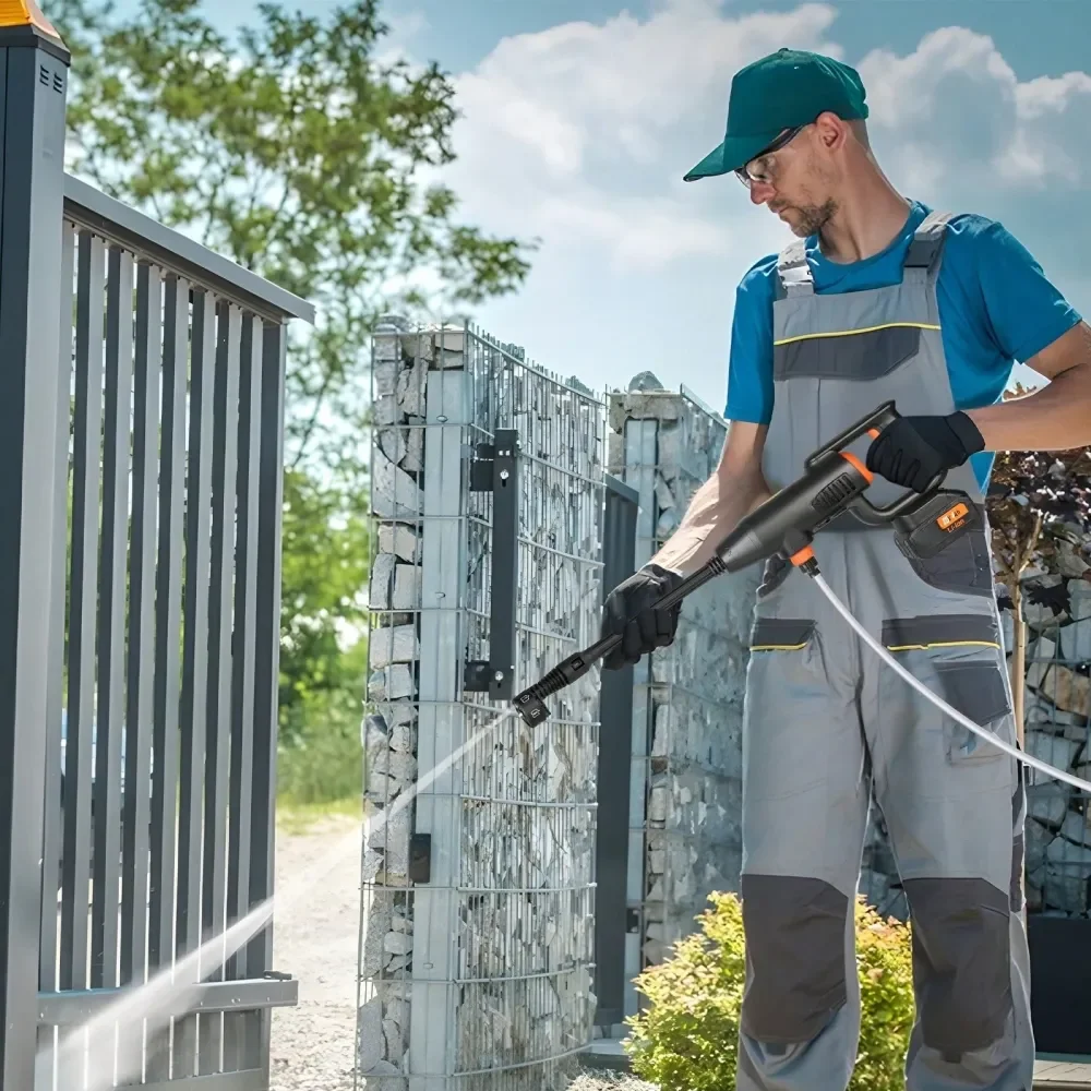 Pressure Washer, 580PSI 1.1 GPM Portable Power Cleaner, Handheld HighPressure Car Washer Gun With 4.0Ah Battery, Charger, 6In1
Pressure Washer, 580PSI 1.1 GPM Portable Power Cleaner, Handheld HighPressure Car Washer Gun With 4.0Ah Battery, Charger, 6In1