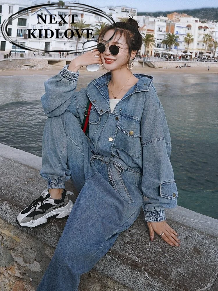 Уникальный высококачественный джинсовый комбинезон для женщин: весенне-осенний, молодежный, стройнящий, с высокой талией, в стиле рабочей одежды, для повседневной носки
Уникальный высококачественный джинсовый комбинезон для женщин: весенне-осенний, молодежный, стройнящий, с высокой талией, в стиле рабочей одежды, для повседневной носки