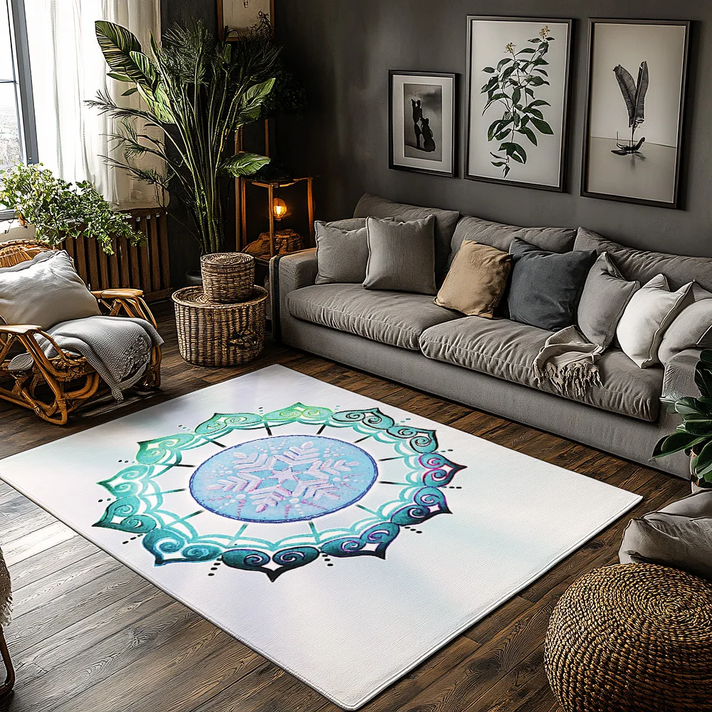 Богемный ковер с узором мандалы, нескользящий напольный коврик, домашний декор, ковер для гостиной, ковер для спальни, бирюзовый, синий, зеленый, художественный дези
Богемный ковер с узором мандалы, нескользящий напольный коврик, домашний декор, ковер для гостиной, ковер для спальни, бирюзовый, синий, зеленый, художественный дези