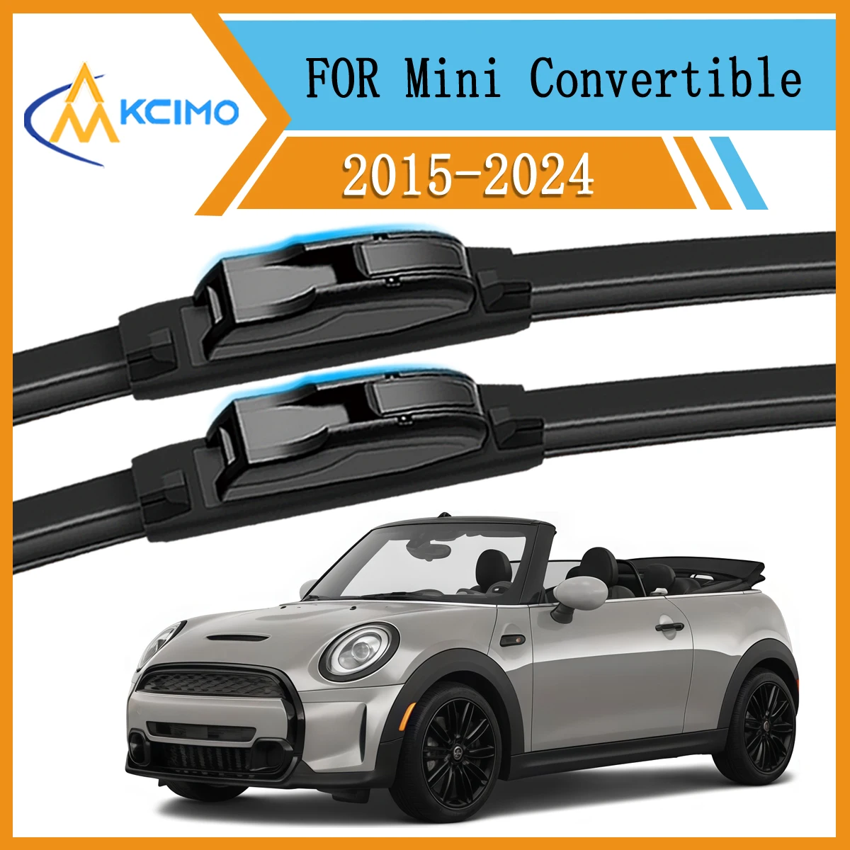 2 Pack Front Windshield Wiper Blades For Mini Convertible Mk III F57 2015-2024 Easy Click Installation All-Season Beam Wipers
2 Pack Front Windshield Wiper Blades For Mini Convertible Mk III F57 2015-2024 Easy Click Installation All-Season Beam Wipers