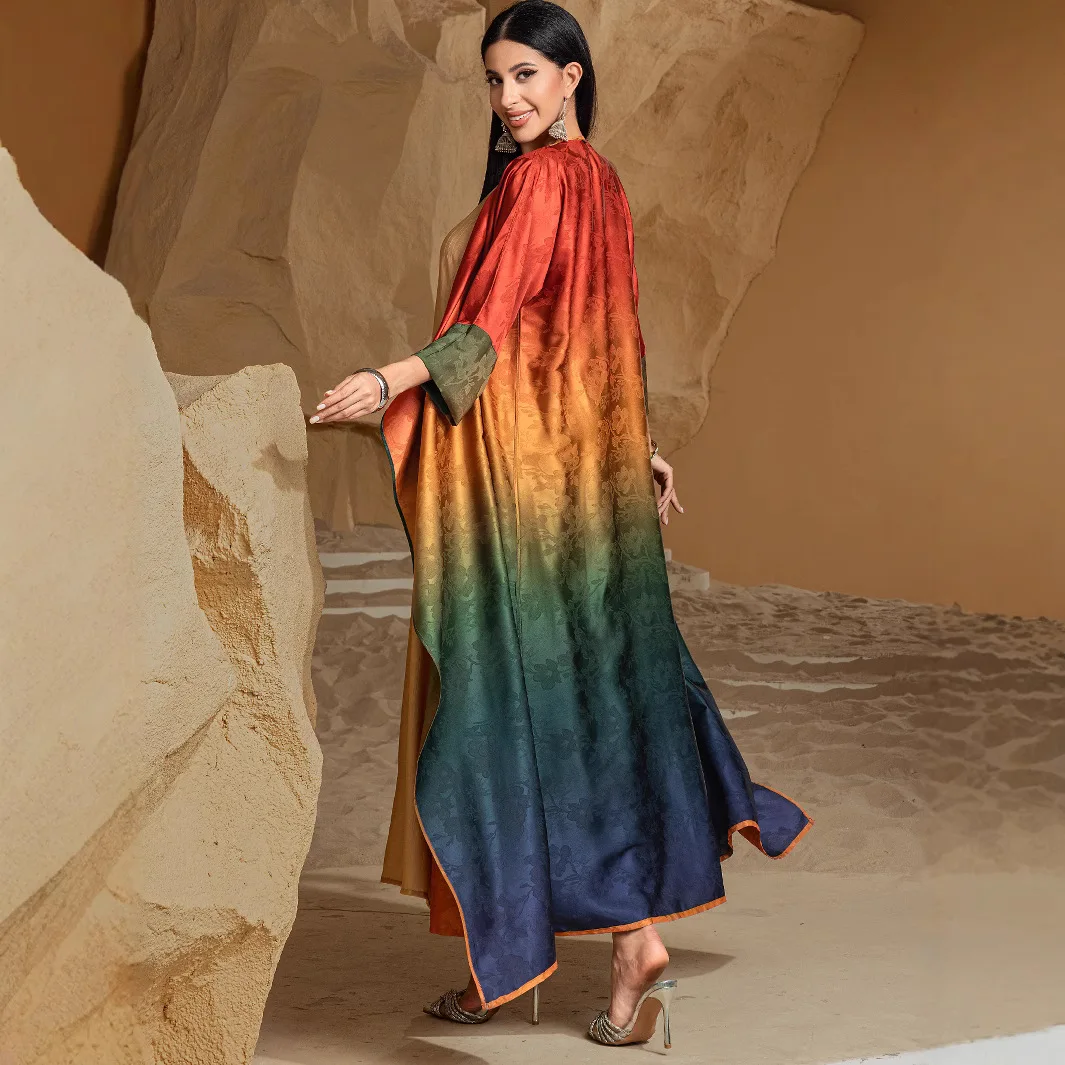 Satin Open Kimono Abaya Dubai Luxury Muslim Cardigan Coat Abayas for Women Islam Kebaya Caftan Marocain Robe Femme Musulmane
Satin Open Kimono Abaya Dubai Luxury Muslim Cardigan Coat Abayas for Women Islam Kebaya Caftan Marocain Robe Femme Musulmane