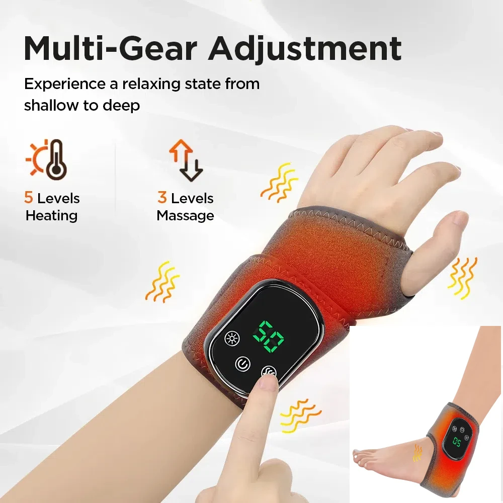Electric Foot And Wrist Heating Massager Machine 5 Levels Hot Compress Wrist Brace Ankle Wrap Hand Foot Protector Rechargeable W
Electric Foot And Wrist Heating Massager Machine 5 Levels Hot Compress Wrist Brace Ankle Wrap Hand Foot Protector Rechargeable W