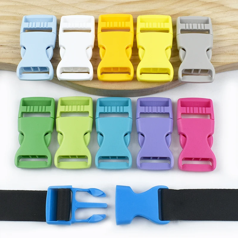 5Pcs 10-38mm Bag Side Release Buckle Belt Buckles Webbing Strap Fastener Carabiner Clips Pet Harness Plastic Click Closure Clasp
5Pcs 10-38mm Bag Side Release Buckle Belt Buckles Webbing Strap Fastener Carabiner Clips Pet Harness Plastic Click Closure Clasp