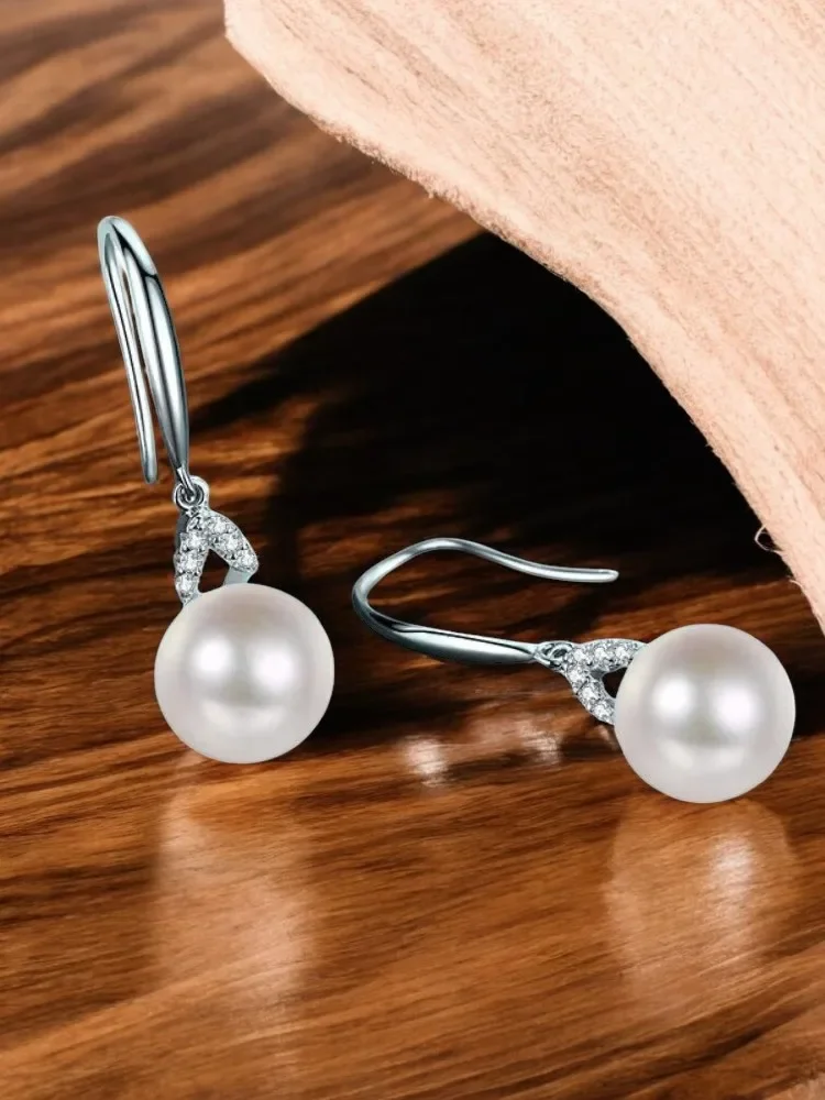 Серьги из серебра 925 пробы, сертифицированный муассанит для женщин, легкие роскошные романтические подвески, серьги-капли с жемчугом, подарок на День святого Валентина
Серьги из серебра 925 пробы, сертифицированный муассанит для женщин, легкие роскошные романтические подвески, серьги-капли с жемчугом, подарок на День святого Валентина