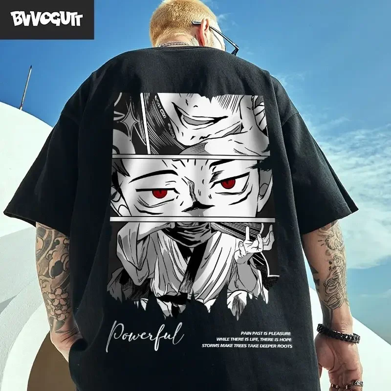 Summer casual T-shirt Loose Harajuku cotton short sleeve Japanese anime printed T-shirt men's and women's manga tops 100% cotton
Summer casual T-shirt Loose Harajuku cotton short sleeve Japanese anime printed T-shirt men's and women's manga tops 100% cotton