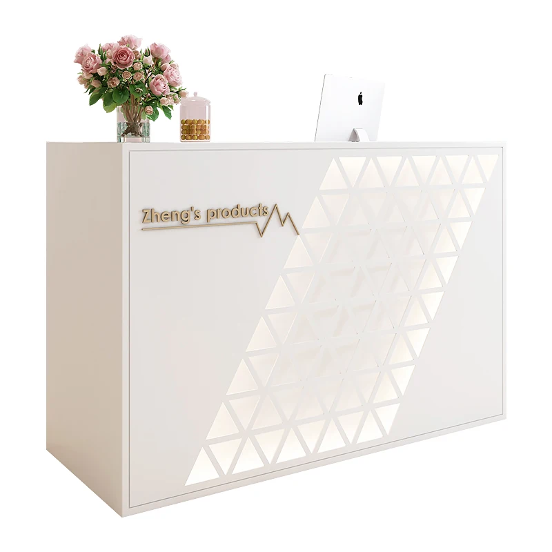 Retail Supermarket Salon Reception Desk Front Desk Modern Commercial Furniture Checkout Counter
Retail Supermarket Salon Reception Desk Front Desk Modern Commercial Furniture Checkout Counter