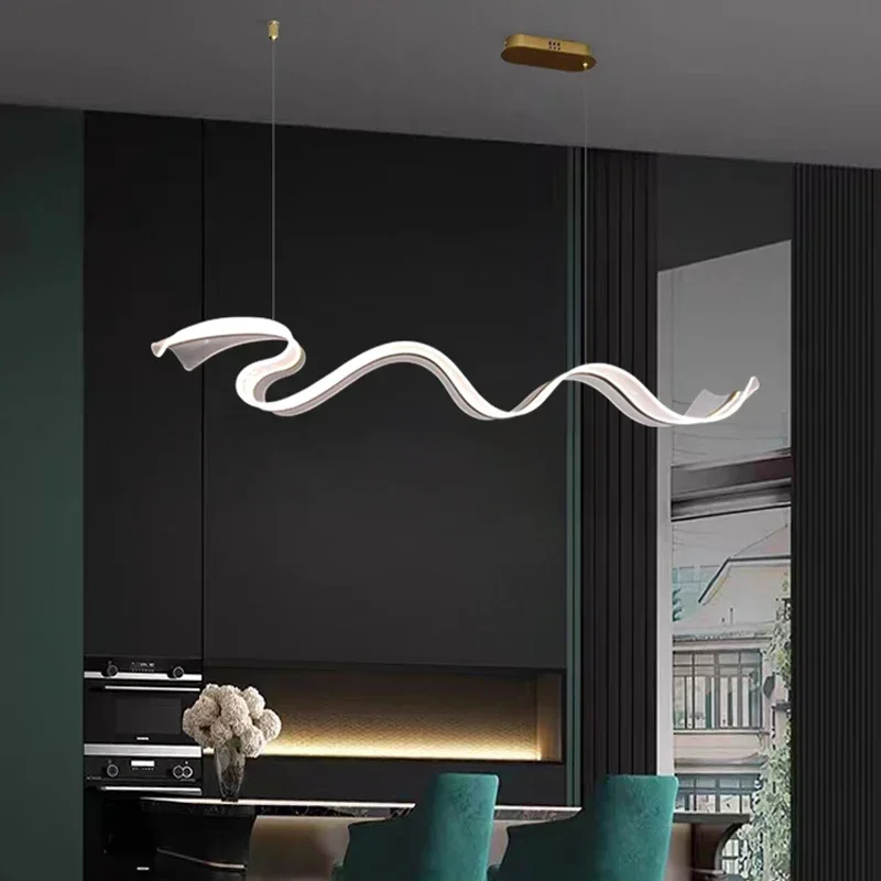 Modern Modern Acrylic Led Chandelier For Dining Room Kitchen Island Bar Wave Led Pendant Lights Dimmable Dining Table Led Hangin
Modern Modern Acrylic Led Chandelier For Dining Room Kitchen Island Bar Wave Led Pendant Lights Dimmable Dining Table Led Hangin