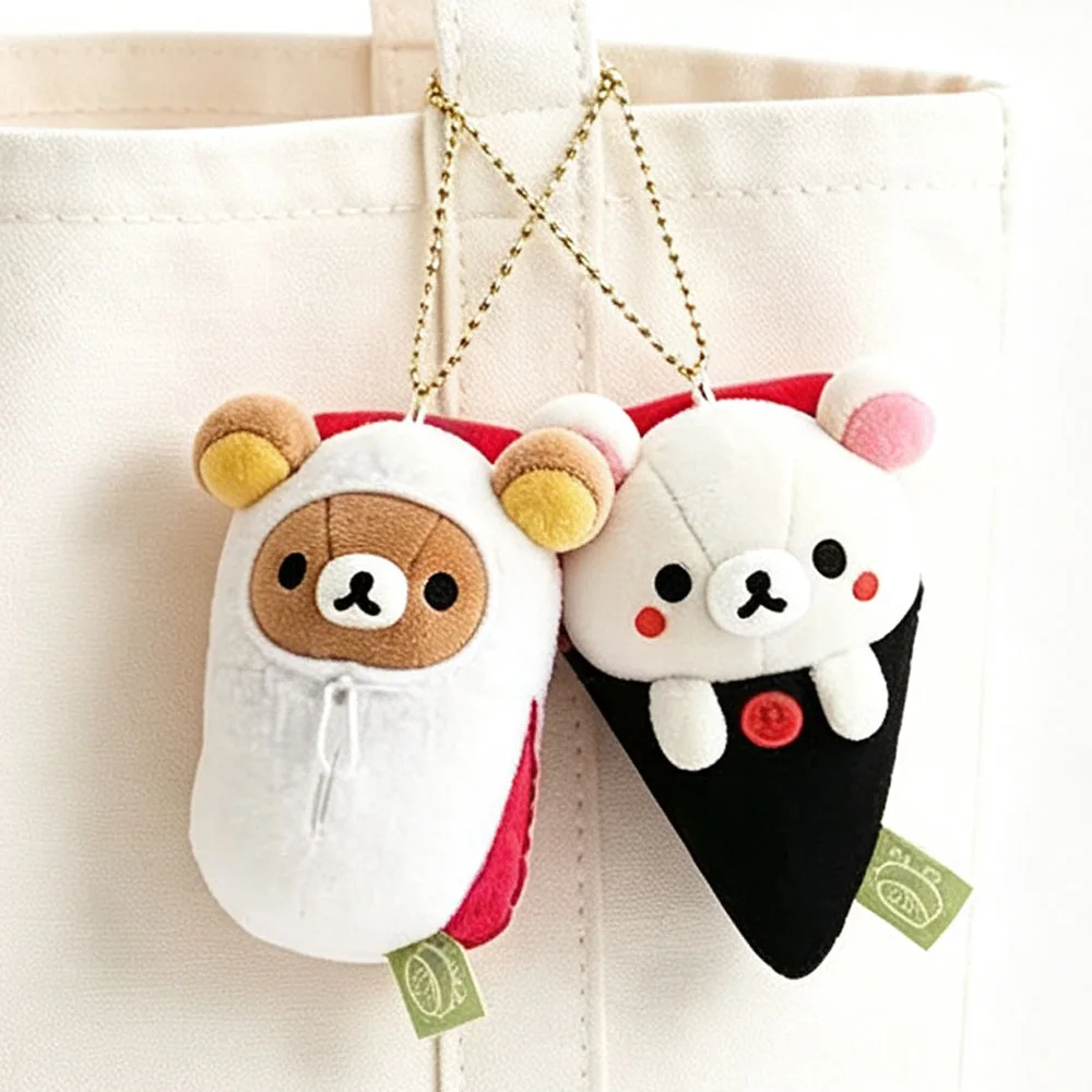 Cute Rilakkuma Tuna Sushi Temaki Korilakkuma Bear Mascot Plush Keychain Keyring Keyholder Bag Charms Doll Toy Kids Gifts
Cute Rilakkuma Tuna Sushi Temaki Korilakkuma Bear Mascot Plush Keychain Keyring Keyholder Bag Charms Doll Toy Kids Gifts