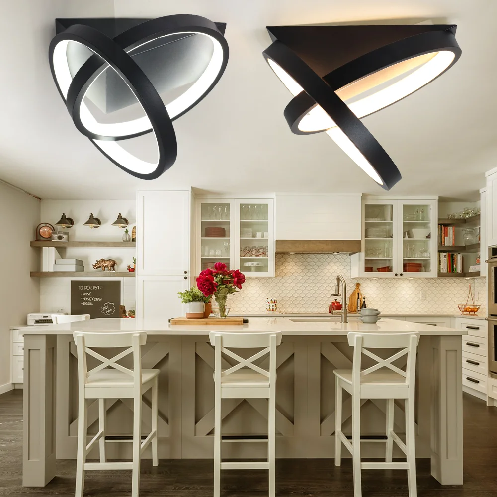 Modern LED Ceiling Light, Black Flush Mount Light Fixtures Ceiling Lamp for Living Room Bedroom, Surface Mount Chandelier 6000K
Modern LED Ceiling Light, Black Flush Mount Light Fixtures Ceiling Lamp for Living Room Bedroom, Surface Mount Chandelier 6000K