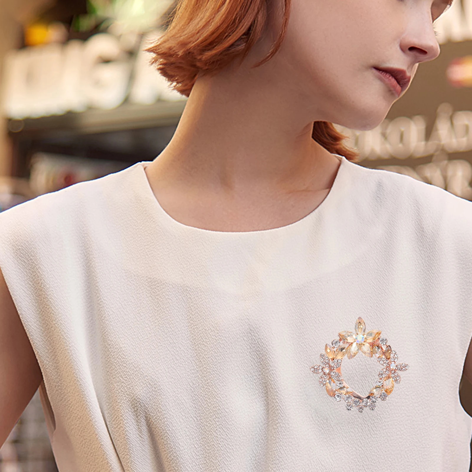 Brooch Scarf Buckle Ring Buckles Golden for Scarves Jewelry Woman
Brooch Scarf Buckle Ring Buckles Golden for Scarves Jewelry Woman